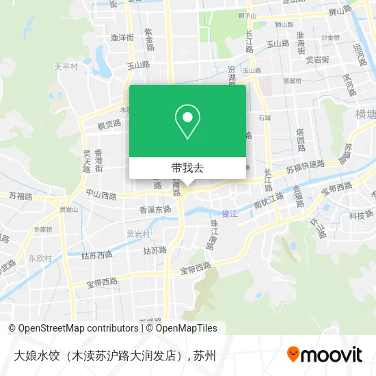 大娘水饺（木渎苏沪路大润发店）地图