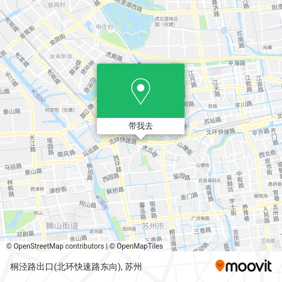 桐泾路出口(北环快速路东向)地图