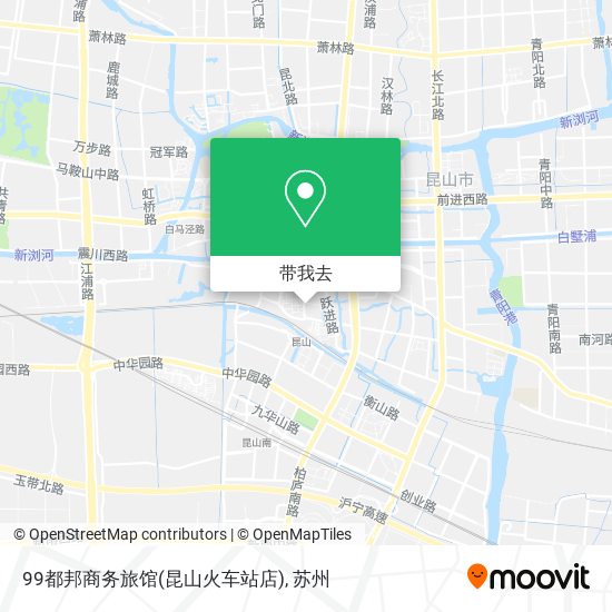 99都邦商务旅馆(昆山火车站店)地图