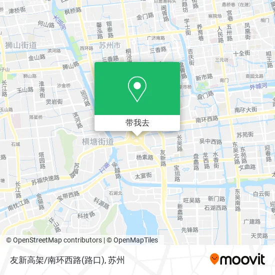 友新高架/南环西路(路口)地图