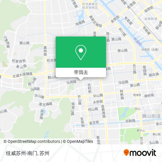 纽威苏州-南门地图