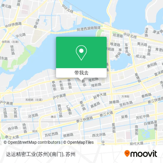 达运精密工业(苏州)(南门)地图