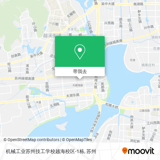 机械工业苏州技工学校越海校区-1栋地图