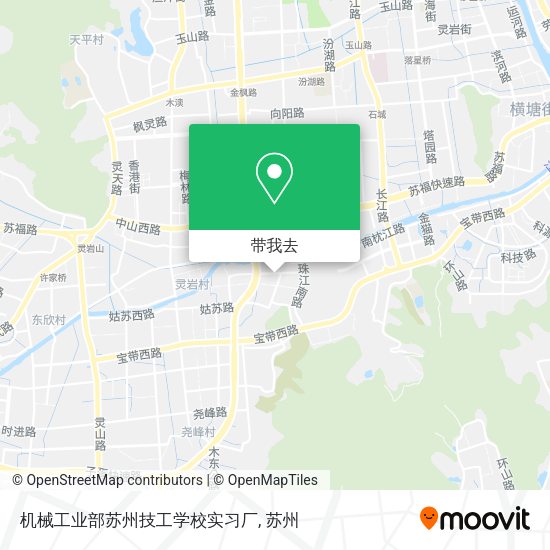 机械工业部苏州技工学校实习厂地图