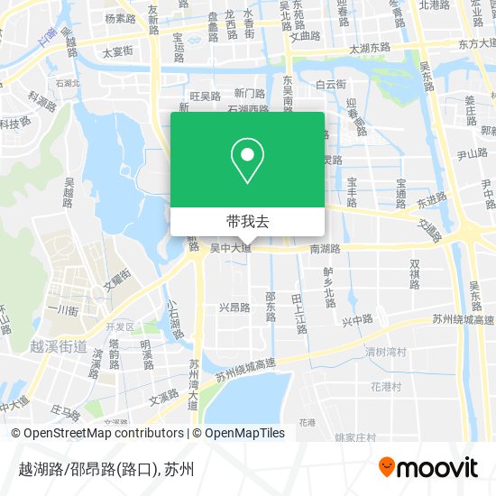 越湖路/邵昂路(路口)地图