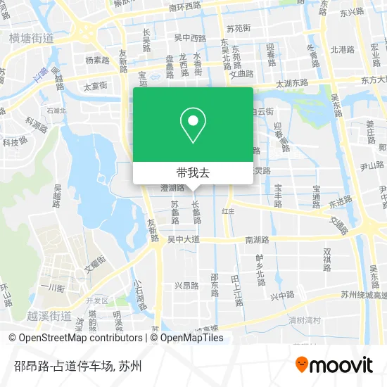 邵昂路-占道停车场地图