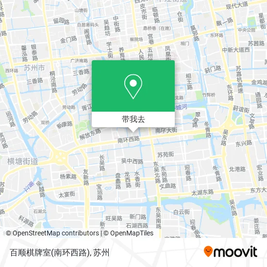 百顺棋牌室(南环西路)地图