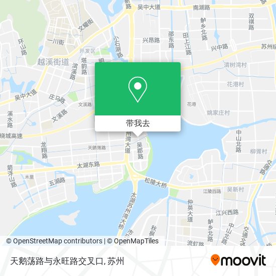 天鹅荡路与永旺路交叉口地图