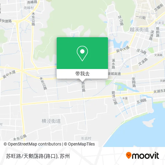 苏旺路/天鹅荡路(路口)地图