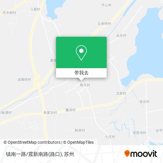 镇南一路/震新南路(路口)地图