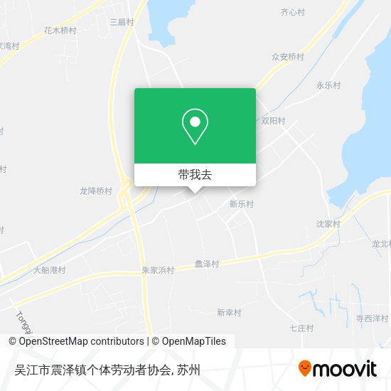 吴江市震泽镇个体劳动者协会地图