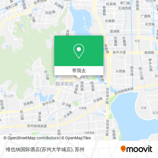 维也纳国际酒店(苏州大学城店)地图