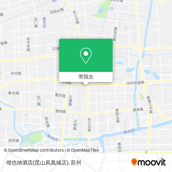 维也纳酒店(昆山凤凰城店)地图