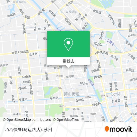 巧巧快餐(马运路店)地图