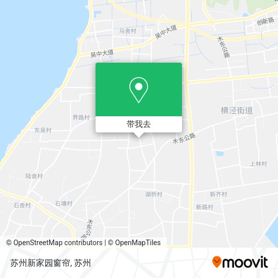 苏州新家园窗帘地图