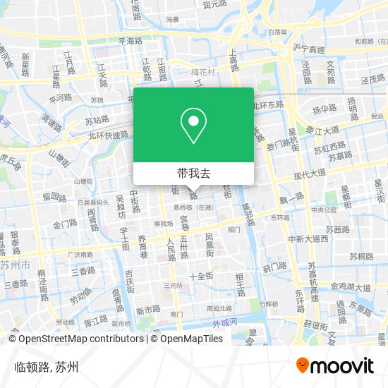 临顿路地图