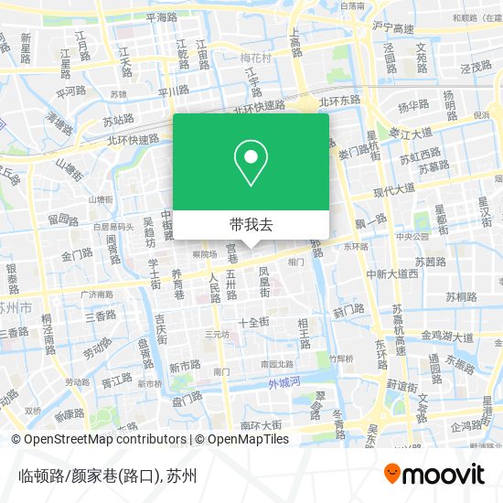 临顿路/颜家巷(路口)地图