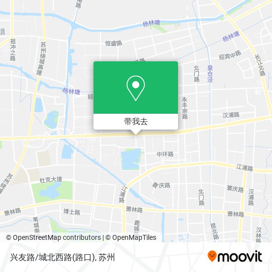 兴友路/城北西路(路口)地图