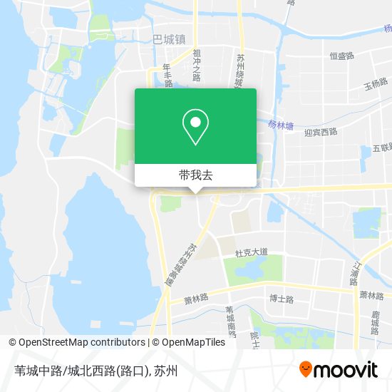 苇城中路/城北西路(路口)地图
