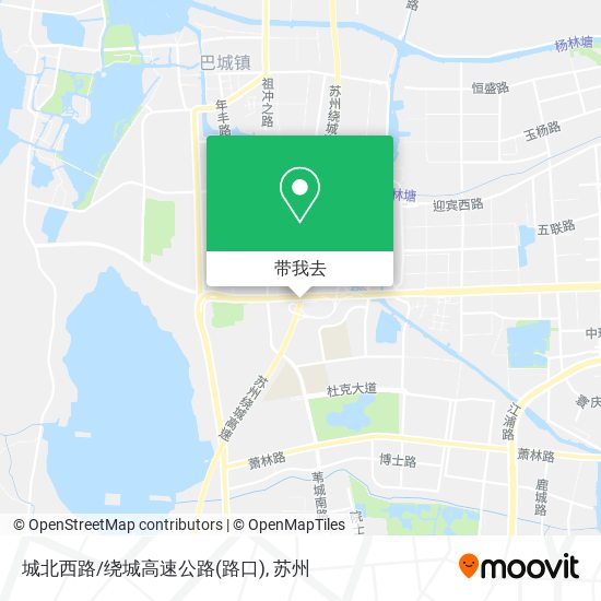 城北西路/绕城高速公路(路口)地图