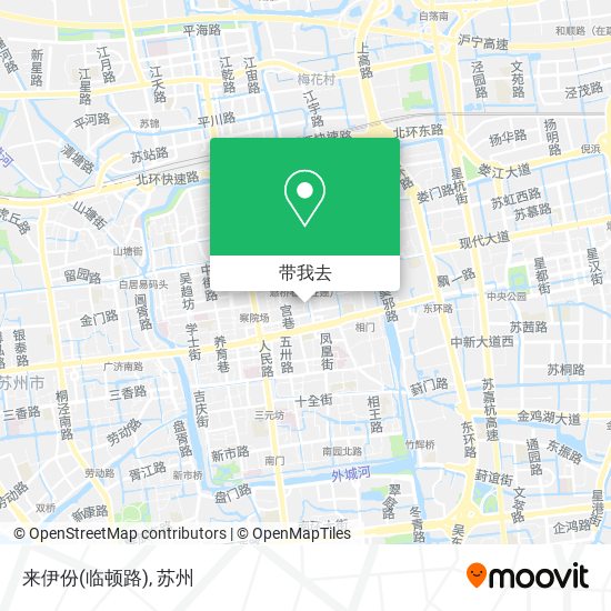 来伊份(临顿路)地图