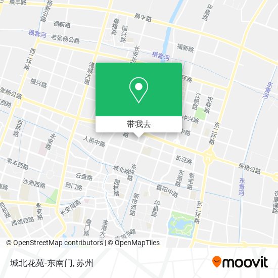 城北花苑-东南门地图