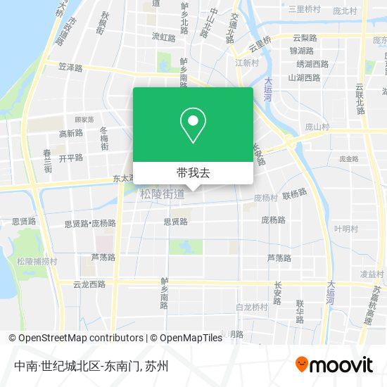 中南·世纪城北区-东南门地图
