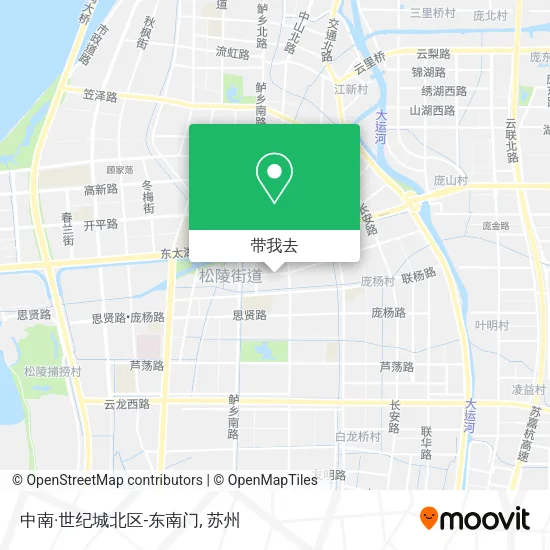 中南·世纪城北区-东南门地图