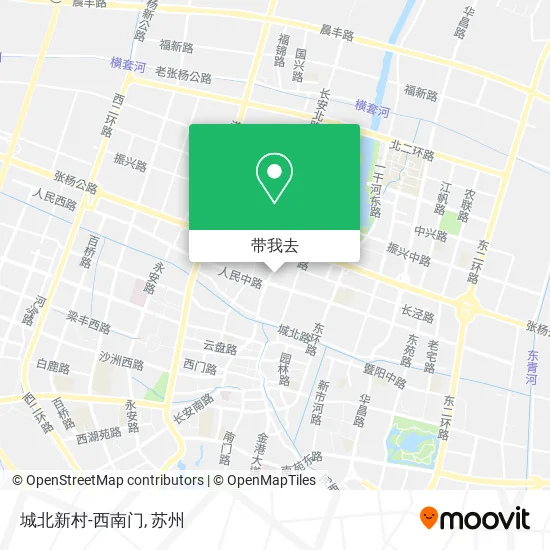 城北新村-西南门地图
