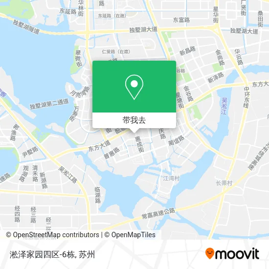 淞泽家园四区-6栋地图