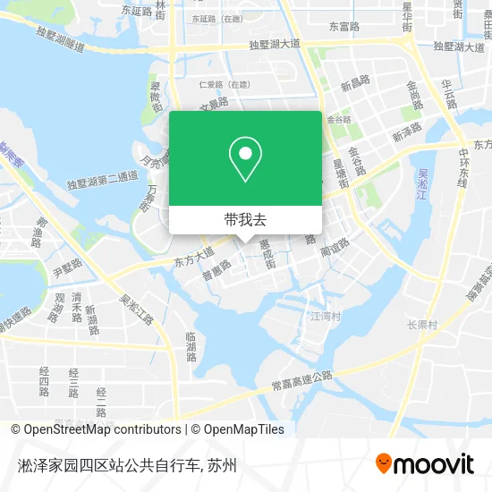 淞泽家园四区站公共自行车地图