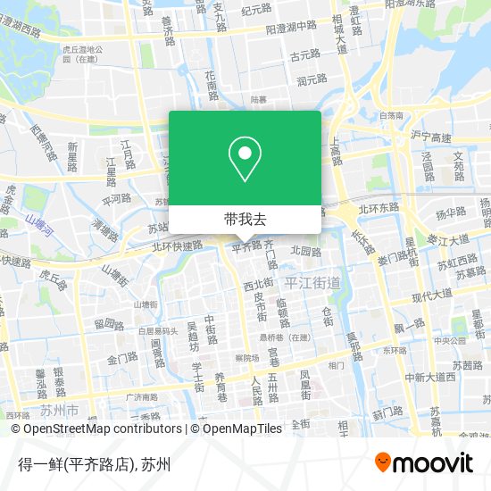 得一鲜(平齐路店)地图