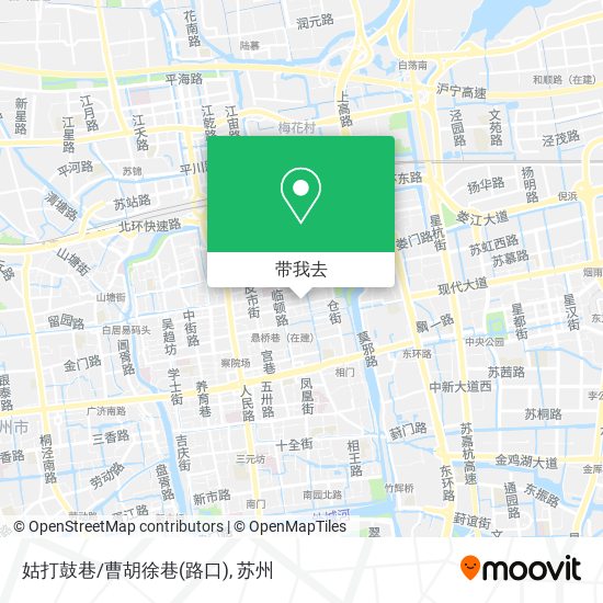 姑打鼓巷/曹胡徐巷(路口)地图
