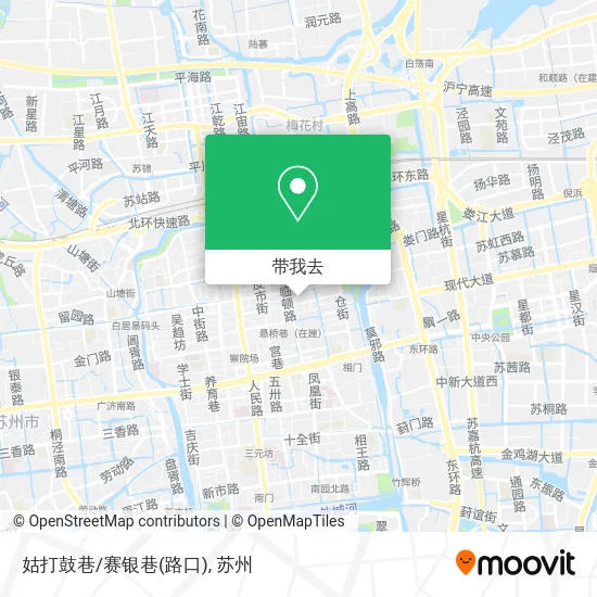 姑打鼓巷/赛银巷(路口)地图