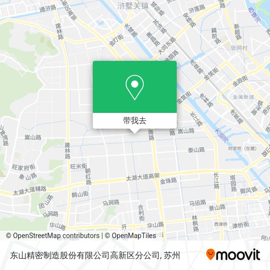 东山精密制造股份有限公司高新区分公司地图