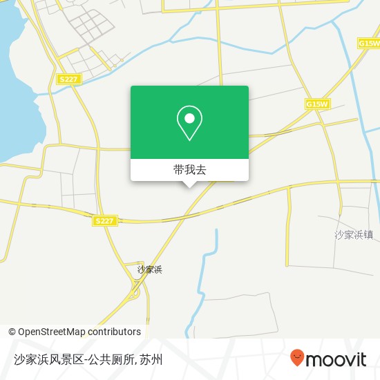 沙家浜风景区-公共厕所地图