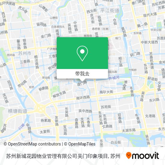 苏州新城花园物业管理有限公司吴门印象项目地图