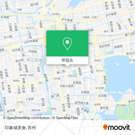 印象城美食地图