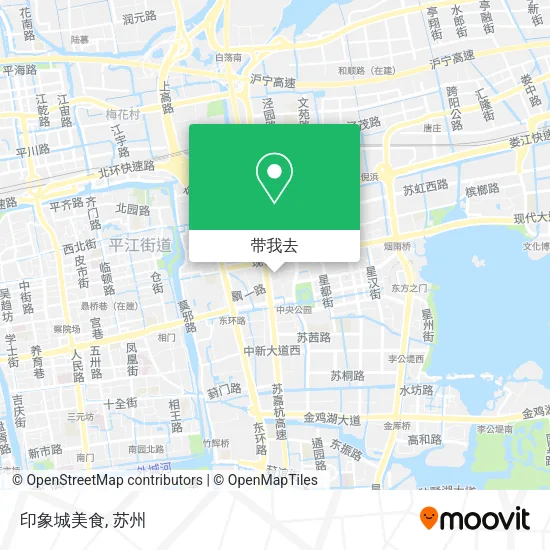 印象城美食地图