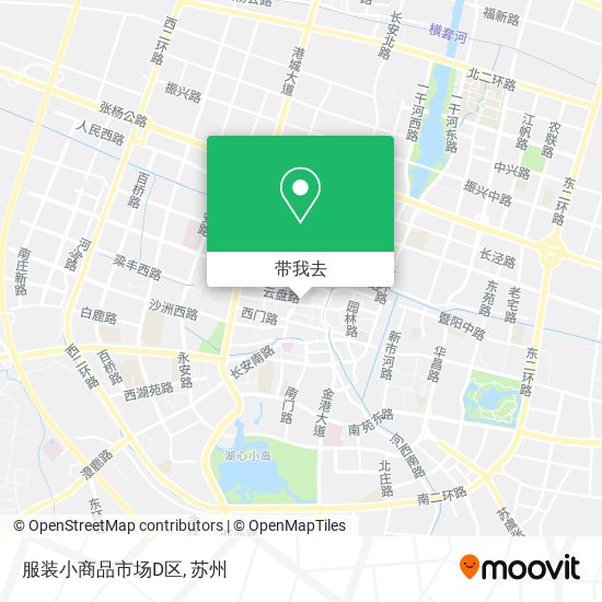 服装小商品市场D区地图