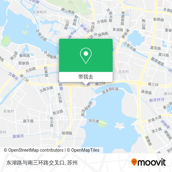 东湖路与南三环路交叉口地图