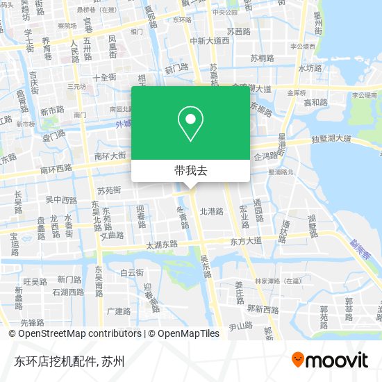东环店挖机配件地图