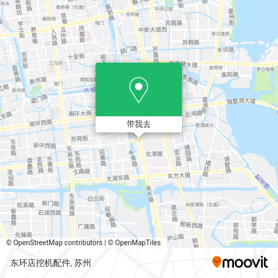 东环店挖机配件地图