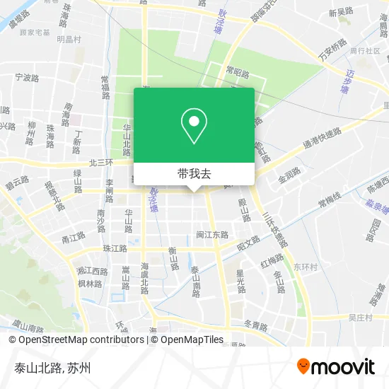 泰山北路地图