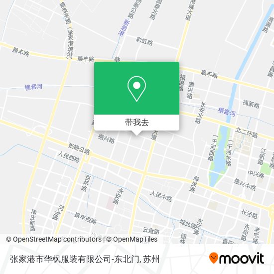 张家港市华枫服装有限公司-东北门地图