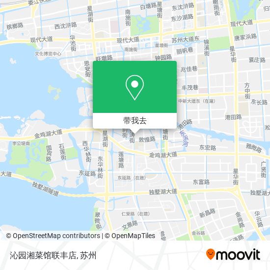 沁园湘菜馆联丰店地图