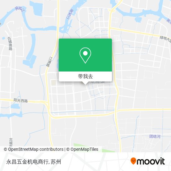 永昌五金机电商行地图