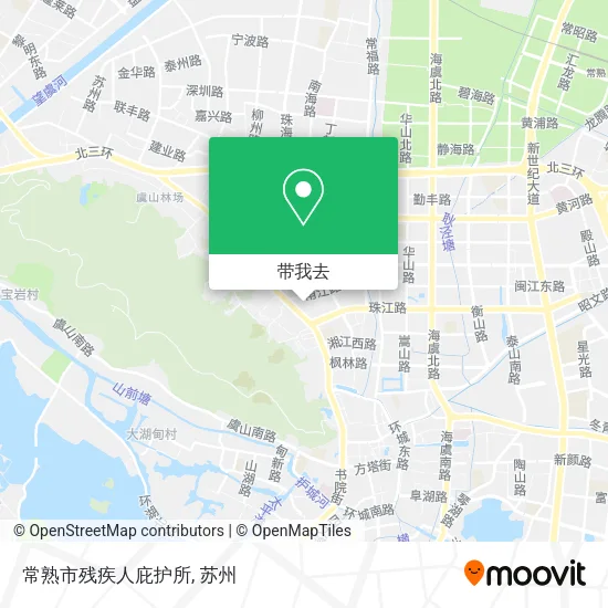 常熟市残疾人庇护所地图