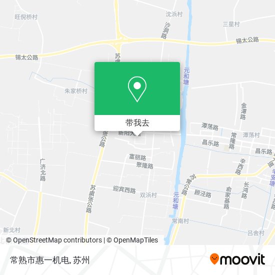 常熟市惠一机电地图