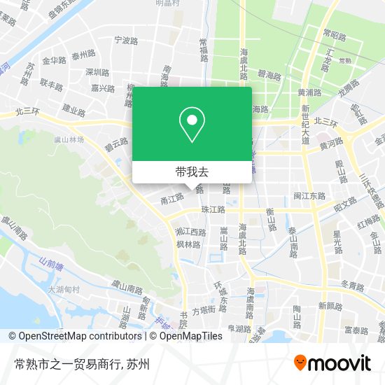 常熟市之一贸易商行地图